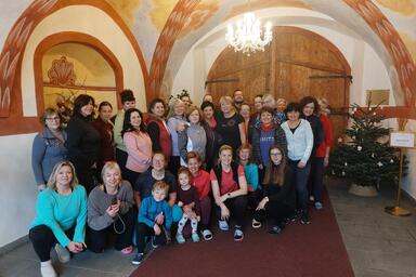 Wellnes se cvičením na zámku