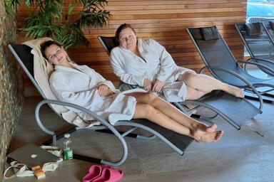 Wellnes se cvičením na zámku